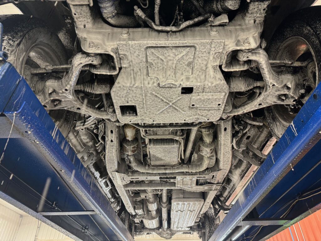 Krown Rust Control treatment from below truck